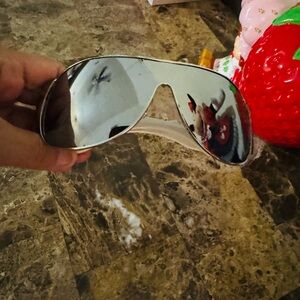 Silver Aviator Sunglasses